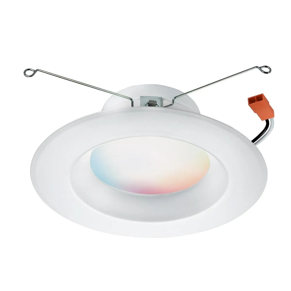 10 Watt; 5-6 in. LED Recessed Downlight; RGB & Tunable White; Starfish IOT; 120 Volt; 800 Lumens