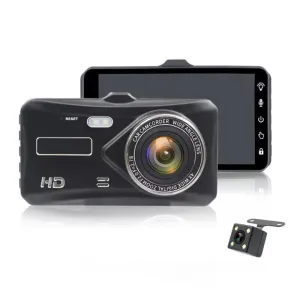 1080p Dual-recording Driving Recorder with Night Vision and Loop Recording