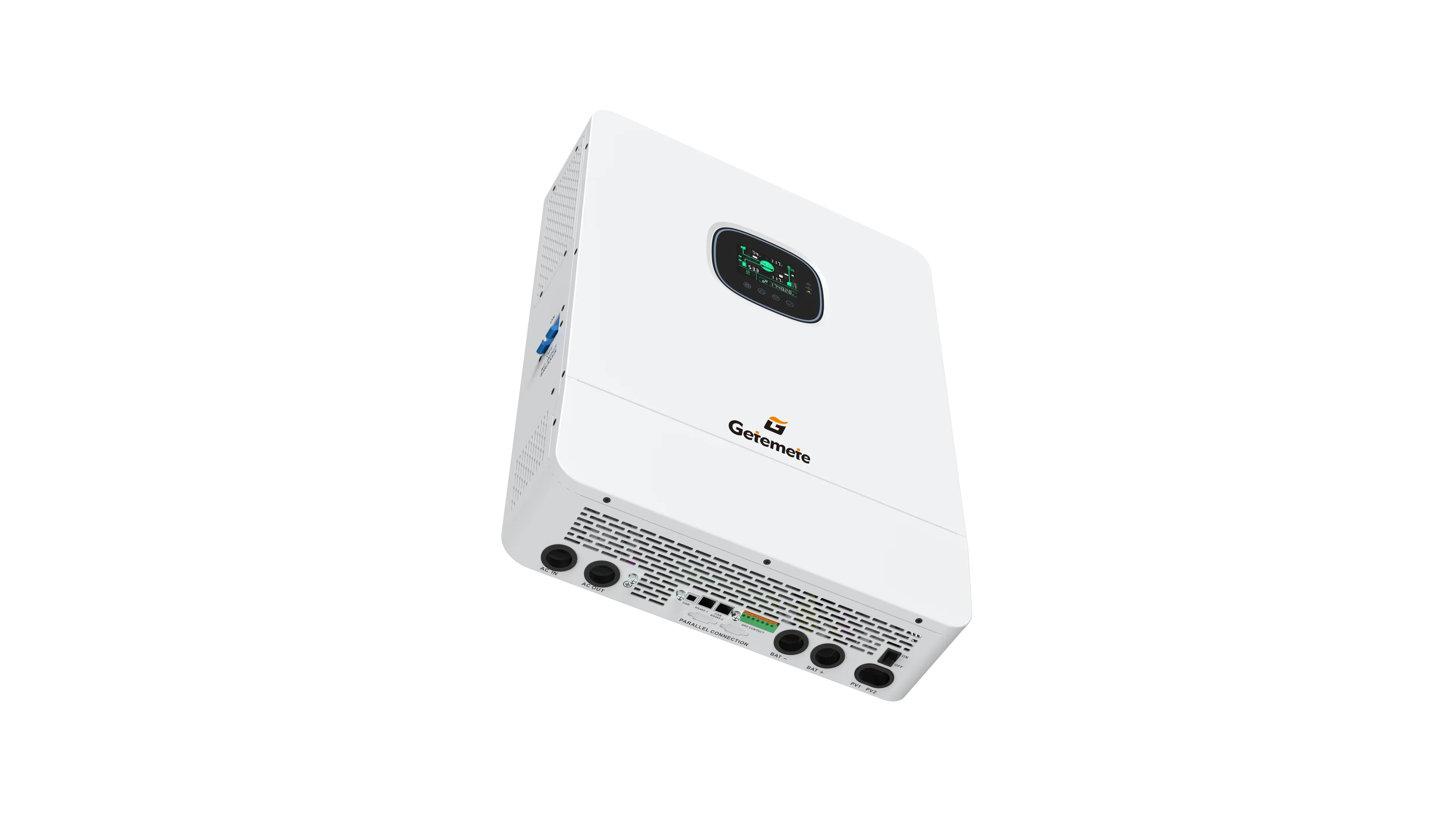 10KW 48V 110/240VAC Max PV 500V Hybrid Solar Inverter Support Split-Phase/Single-Phase Dual MPPT Max 22A Charge Current