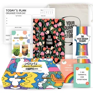 2025 Undated Annual Planner Kit - Floral