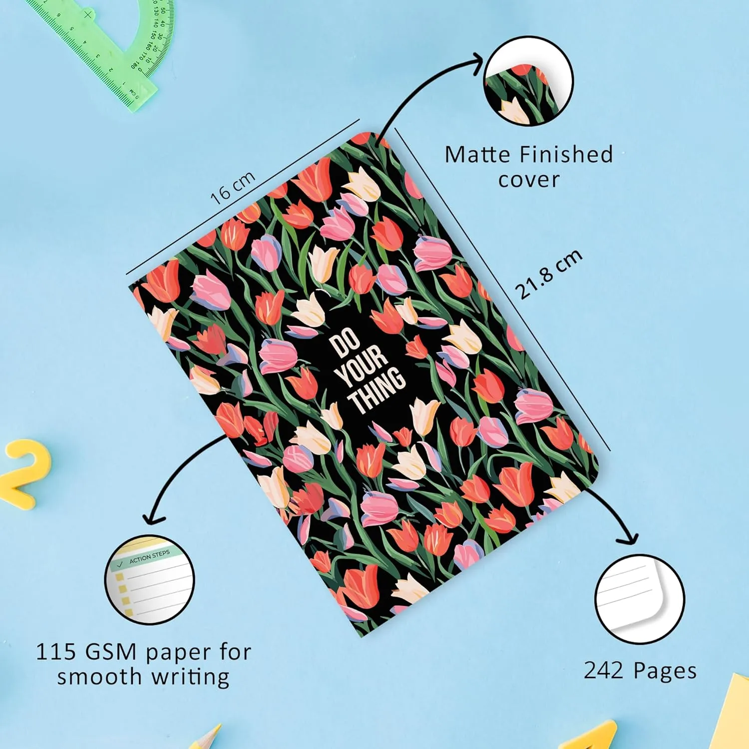 2025 Undated Annual Planner Kit - Floral