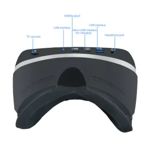 2K Virtual Reality Goggles VR 3D Glasses All In One VR Headset Immersive Android 6.0 RK3399 2560*1440P IPS 5.5" VR 3D Box