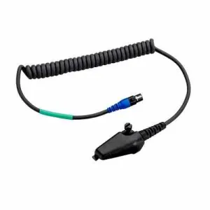3M PELTOR FLX2-107-50 Flex 2 Cable to Kenwood NX-5000 and CH-3 Headset -111, EX Approved