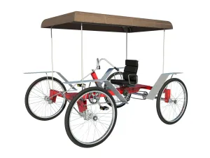 4 Wheel Bike Plans DIY Pedal Car Quad Cycle Rickshaw Pedicabs Build Your Own