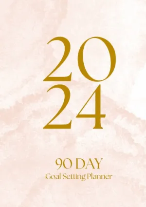 90 Goal Setting Challenge Planner