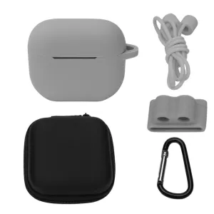 AirPods 3 silicone case with storage bag and accessories - Grey