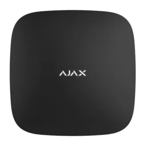 Ajax Hub2 4G Security system control panel with support for photo verification Version with LTE cellular module Black