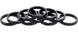 Alloy Headset Spacer, Diameter: 1-1/8", Height: 5mm, Black, Single