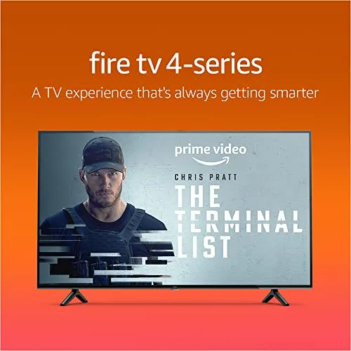 Amazon Fire TV 55" 4-Series 4K UHD smart TV with Alexa Voice Remote Enhanced, stream live TV without cable