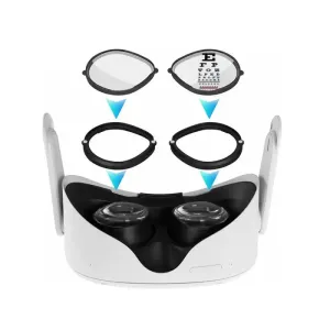 Anti Blue Quick Disassemble Magnetic Frame Glasse for Meta Quest 2 Accessories