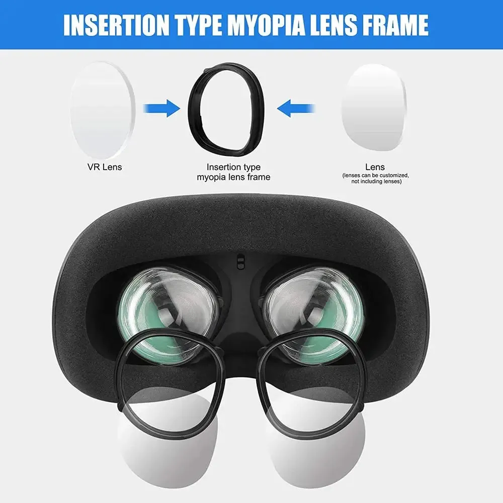 Anti Blue Quick Disassemble Magnetic Frame Glasse for Meta Quest 2 Accessories