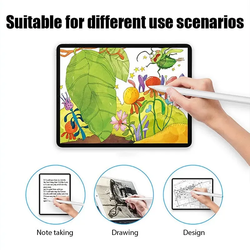 Apple Pencil Palm Rejection Stylus for Ipad 2022 2021 2020 2019 2018 Pro Air Mini Power Display Precise Pen