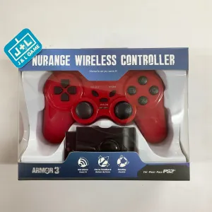 Armor3 NuRange Wireless Controller (Red) - (PS2) PlayStation 2