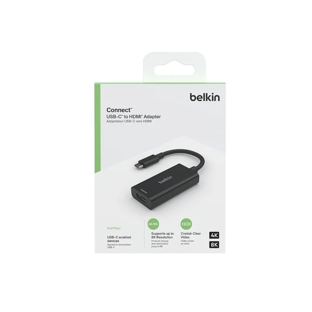 BELKIN Connect USB-C to HDMI 2.1 Adapter - Black