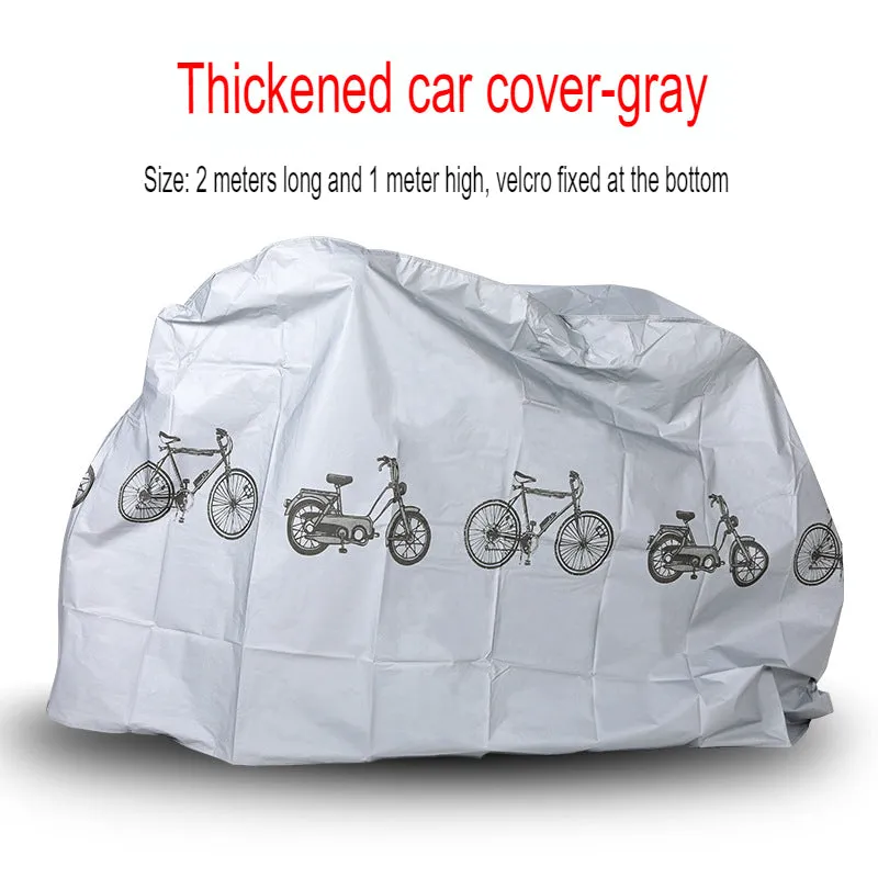 Bicycle rain cover, mountain bike dust cover, electric vehicle dustproof jacket, cycling equipment accessories