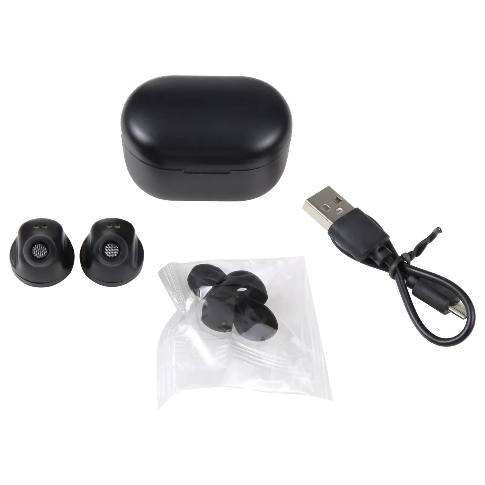 Black A6 True Wireless Earbuds   Charging Box