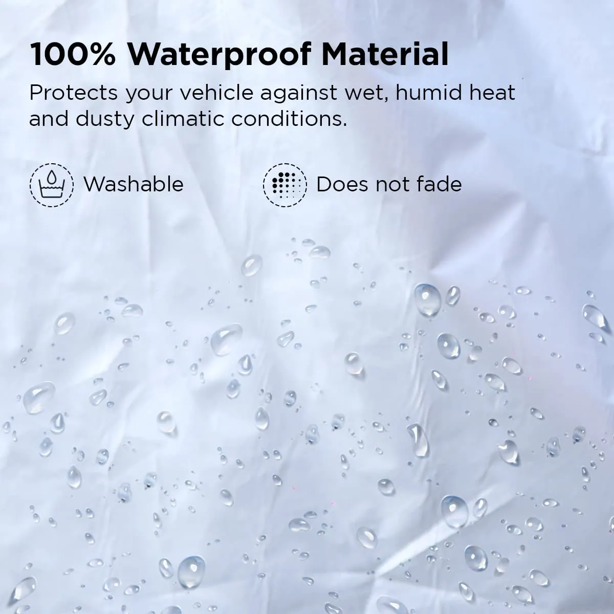 CARBINIC Car Cover for Maruti Ertiga 2022 Waterproof (Tested) and Dustproof Custom Fit UV Heat Resistant Outdoor Protection with Triple Stitched Fully Elastic Surface | Jungle with Pockets (Silver)