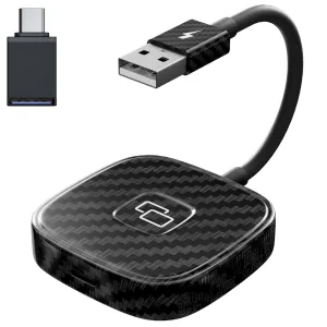Carplay Adapter for Iphone - Carbon Fiber Usb & Usb-c