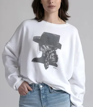 CPress Studio Come and Go Sweatshirt in Worn White