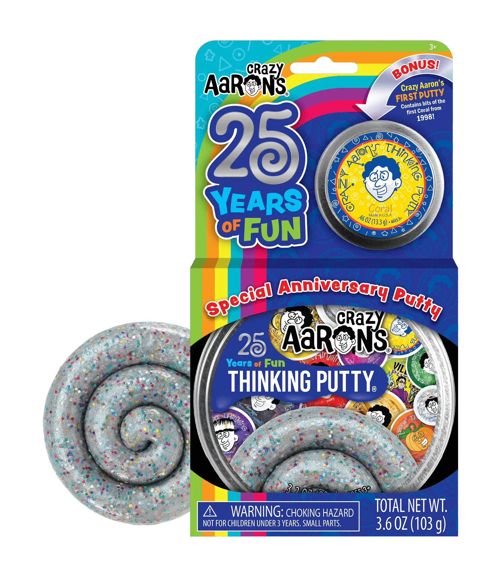 Crazy Aaron's® Thinking Putty® 25th Anniversary
