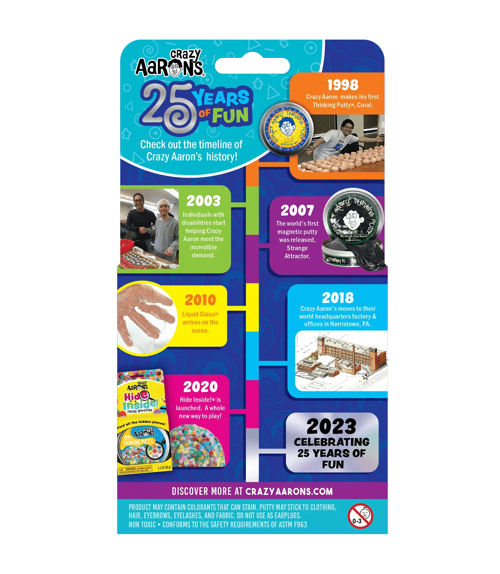 Crazy Aaron's® Thinking Putty® 25th Anniversary