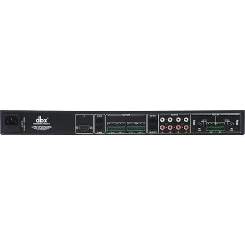 DBX 641 6x4 Digital Zone Processor - 6 Inputs, 2 Mic/line   4 stereo Line