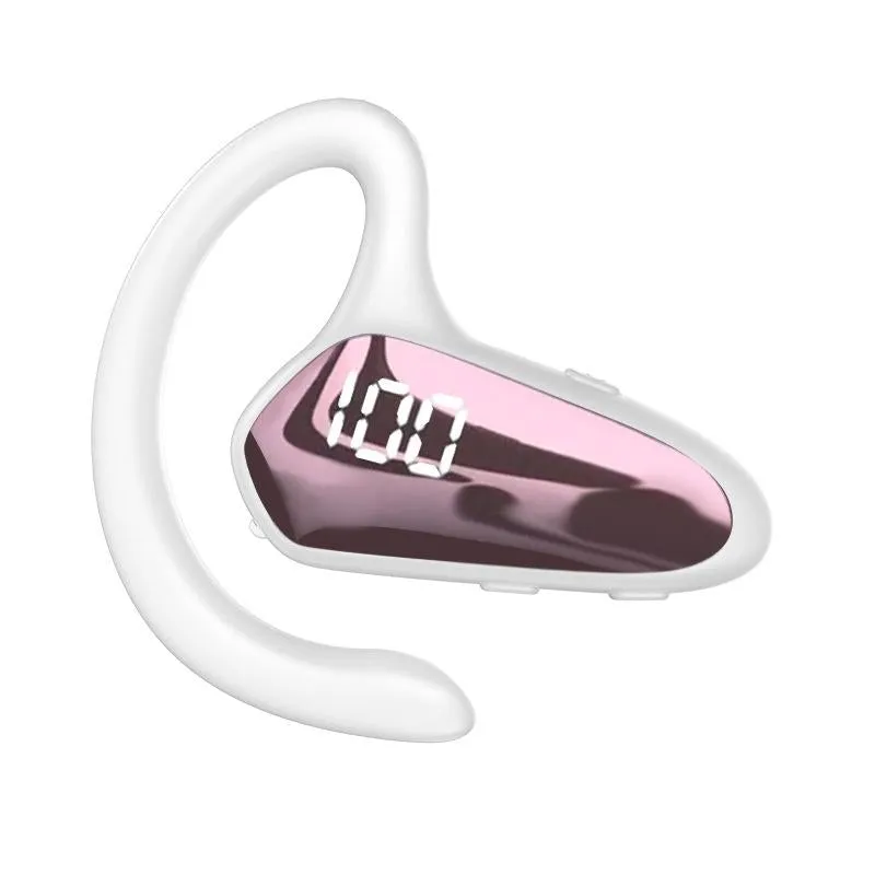 Digital Display Hanging Ear Bone Conduction Bluetooth Headset - Yx02
