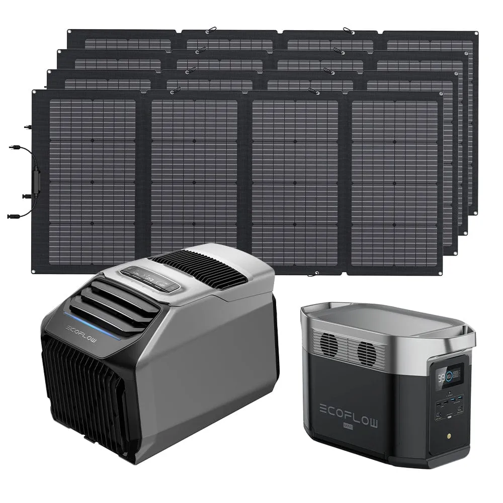 EcoFlow WAVE 2 Portable AC   DELTA Max 1600   220W Portable Solar Panel