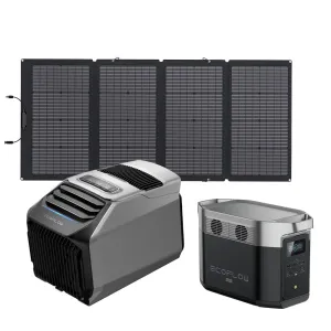 EcoFlow WAVE 2 Portable AC   DELTA Max 1600   220W Portable Solar Panel