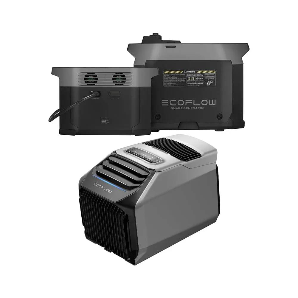 EcoFlow WAVE 2 Portable AC   DELTA Max 2000   1800W Dual Fuel Smart Generator