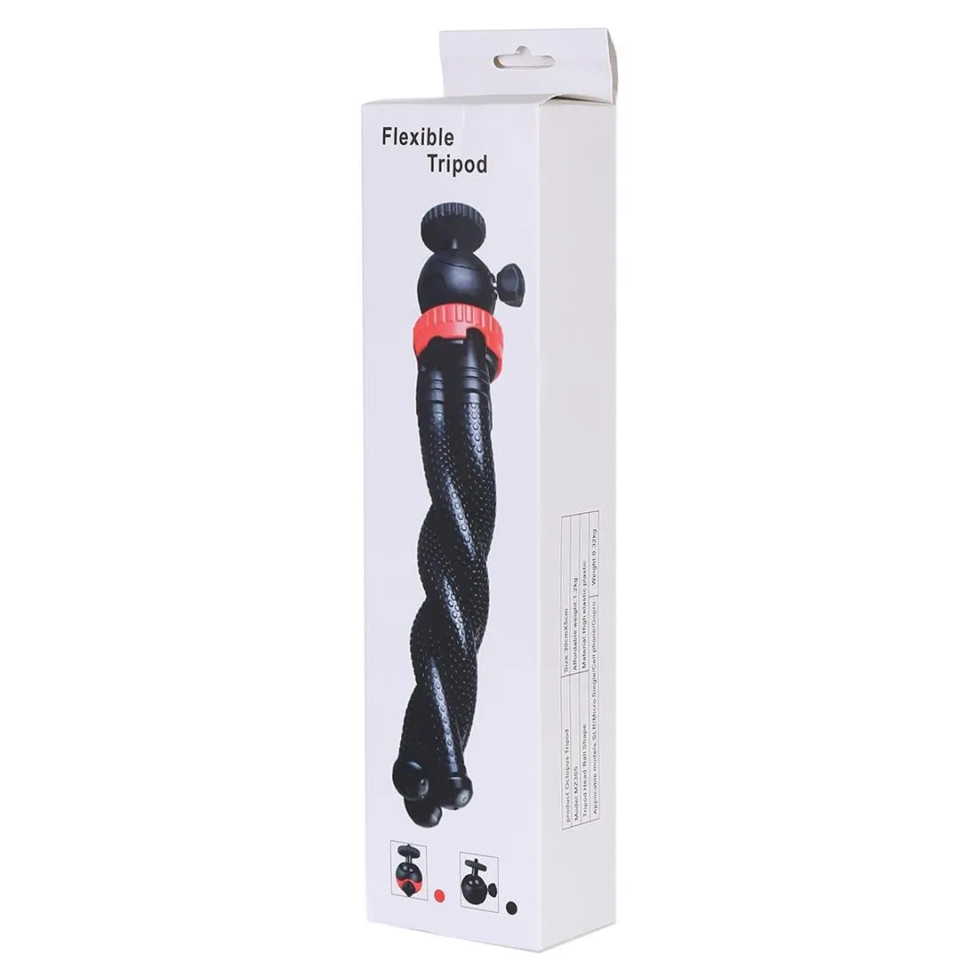 Flexible Mini Tripod with Ball Head for Slr Gopro Dji and Other Action Cameras - 30cm x 5cm