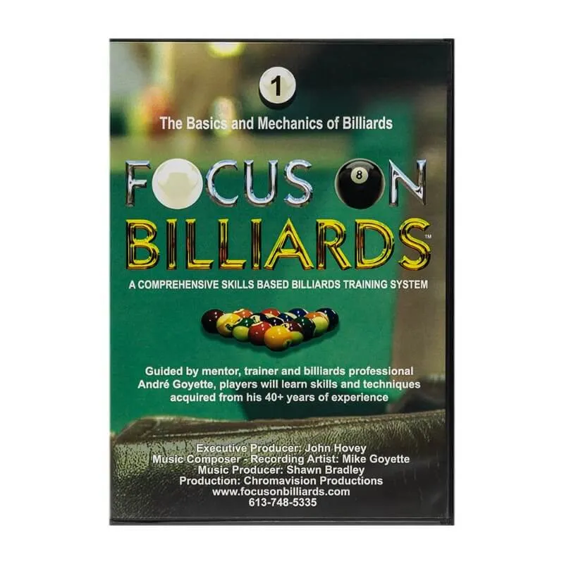 FOCUS ON BILLIARDS DVD  TRAINING SERIES #1