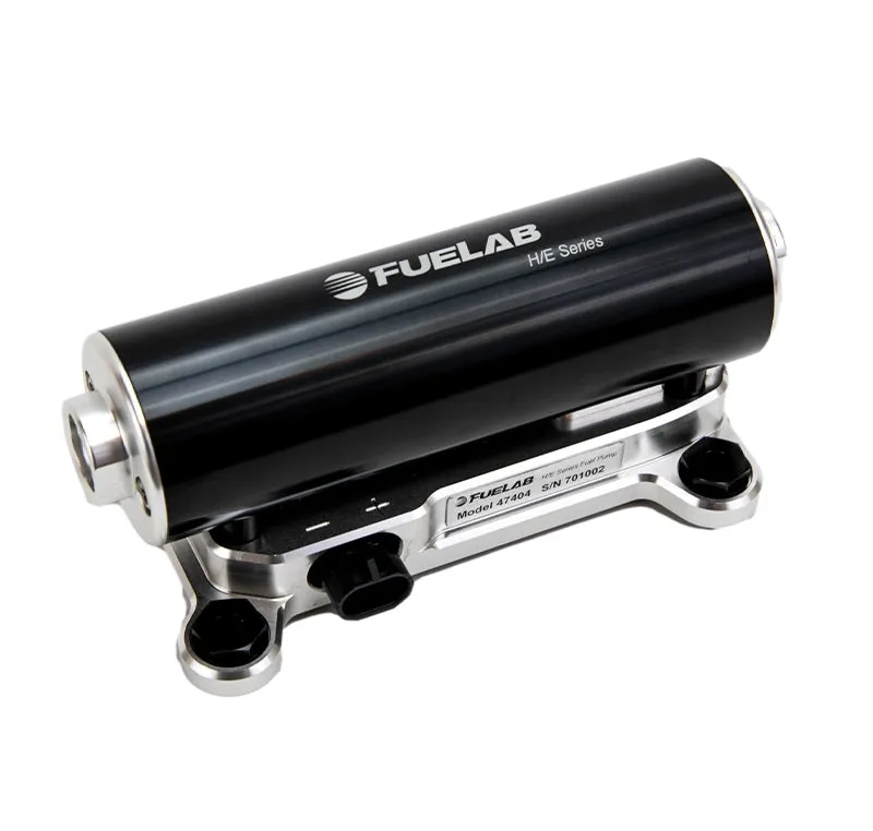 FUELAB 47402 Brushless Twin Screw Fuel Pump Series H/E (350 LPH @ 45 PSI, 125 PSI max, 13.5 v, up to 850 HP)