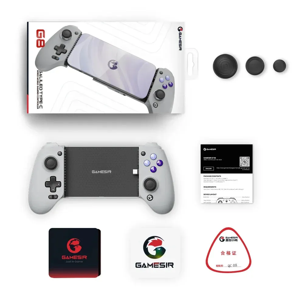 G8 Galileo Gamepad Mobile Type C Phone Controller with Hall Effect Stick