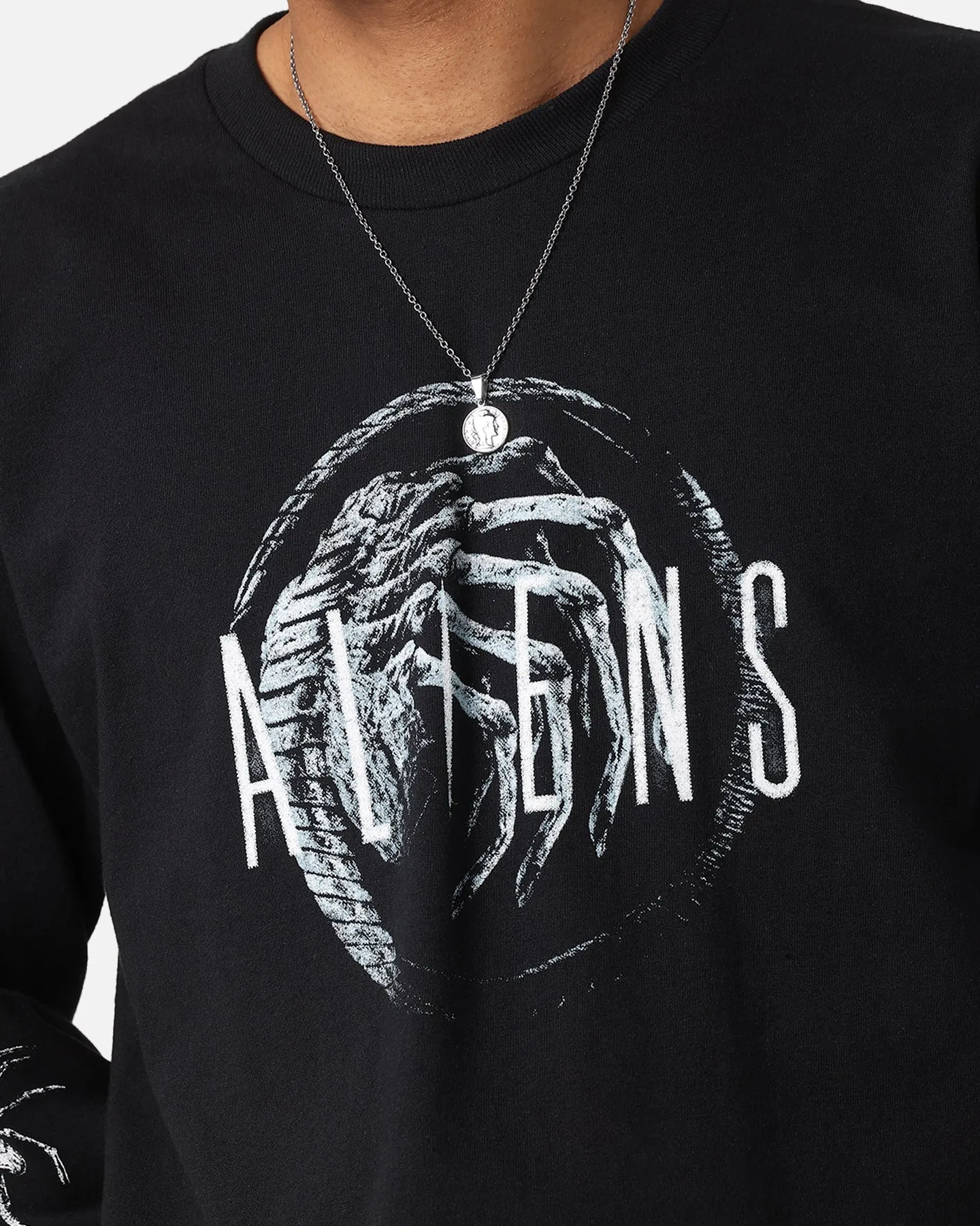 Goat Crew Aliens Long Sleeve T-Shirt Black