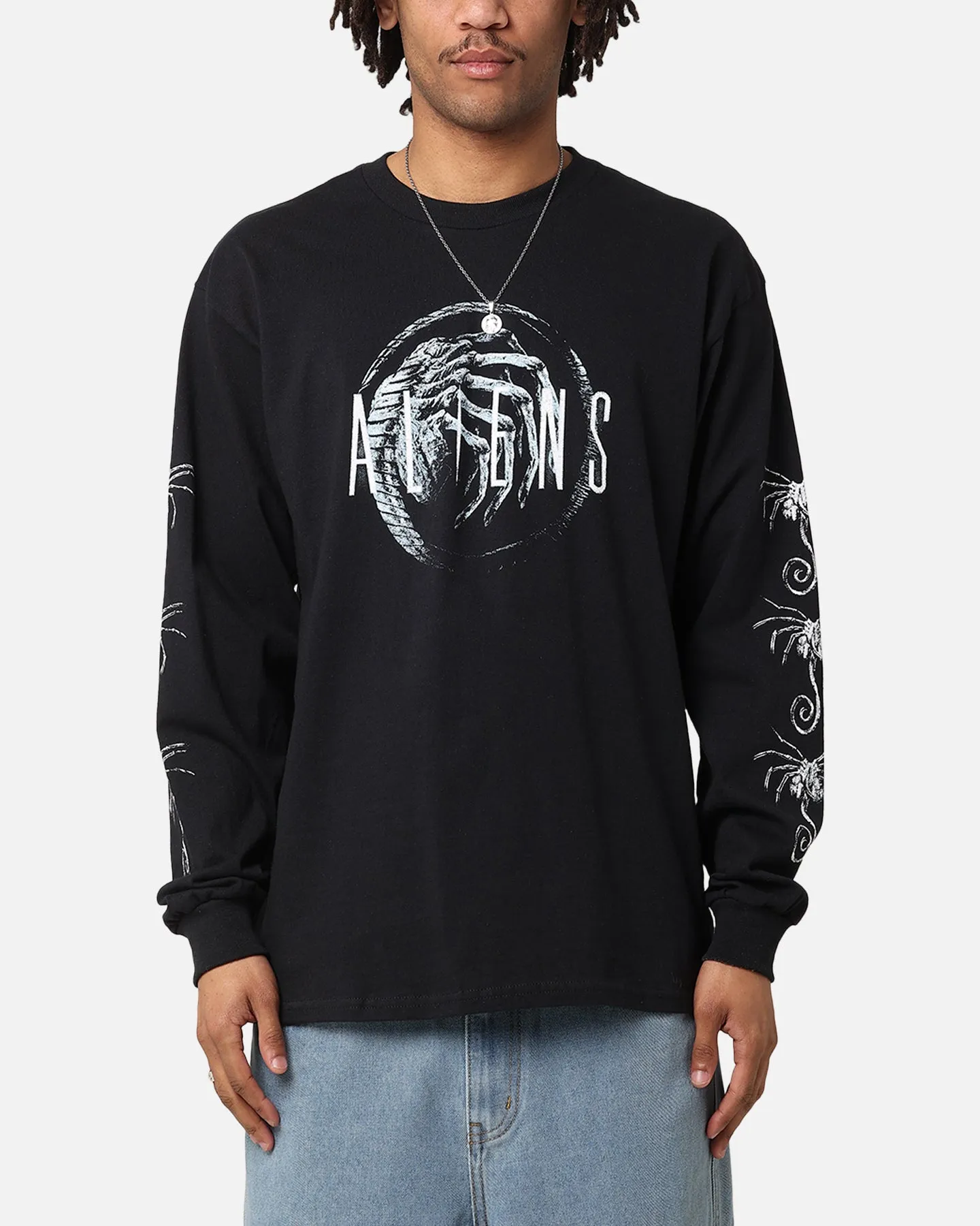 Goat Crew Aliens Long Sleeve T-Shirt Black