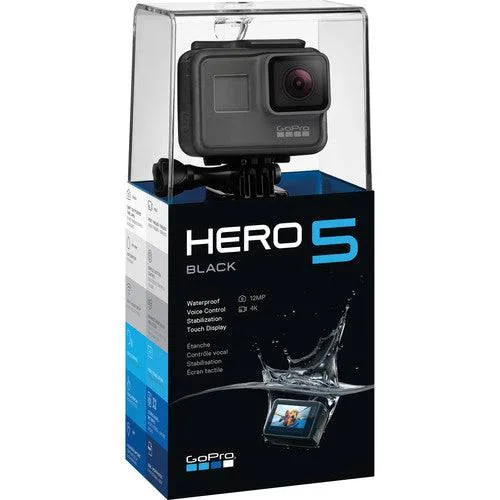 GoPro HERO5 Black w/ Soft Digits 50 in 1 Action Camera Accessories Kit for GoPro Hero 6 5 4 3 with Carrying Case/Chest Strap/Octopus Tripod