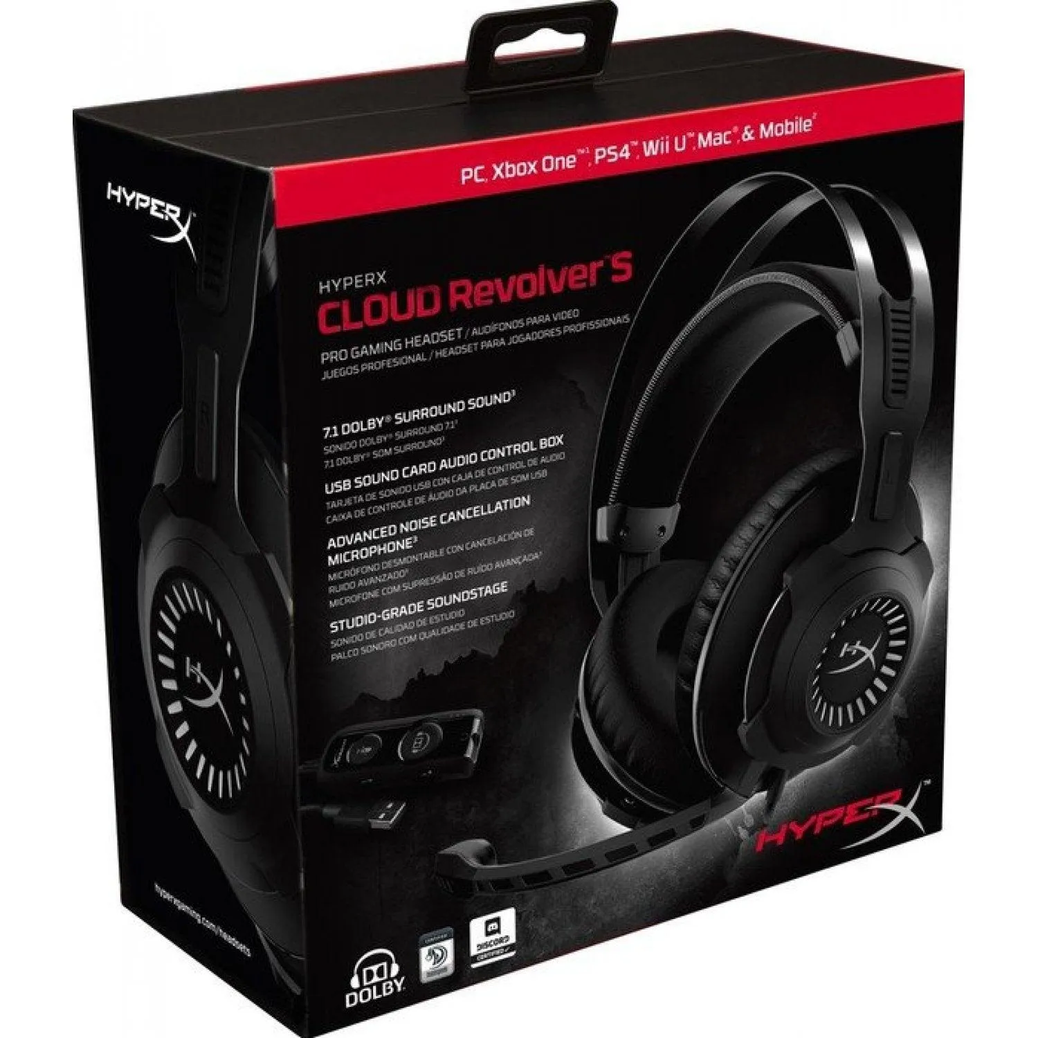 HyperX Cloud Revolver S Pro Gaming Headset (PC/XB1/PS4/WIIU/MAC & Mobile)
