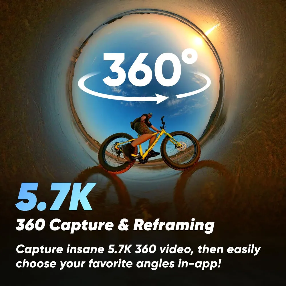 Insta360 X3 4K 360-Degree Action Camera Waterproof