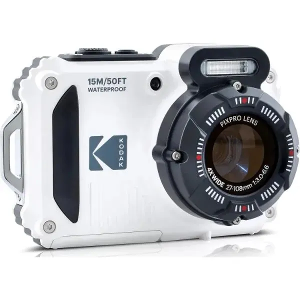 Kodak Pixpro WPZ2 Waterproof Digital Camera White