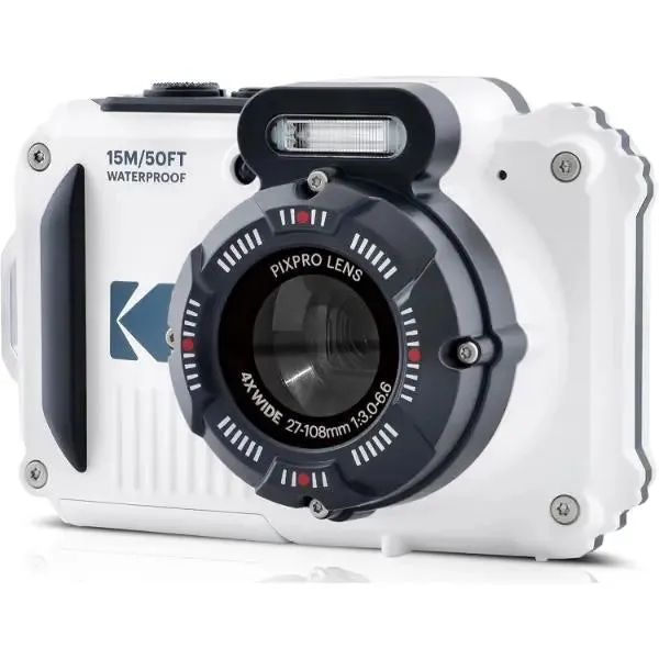 Kodak Pixpro WPZ2 Waterproof Digital Camera White