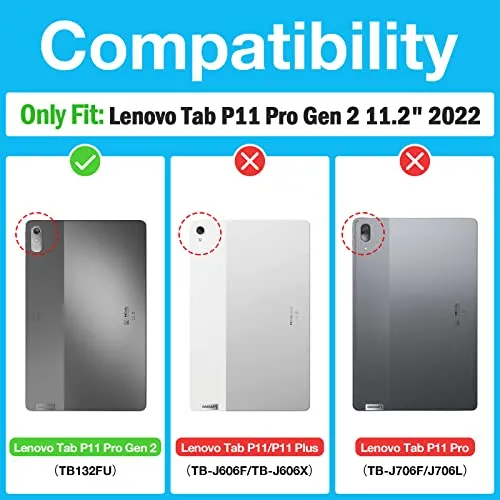Lenovo Tab P11 Pro 11.2" 2nd Gen 2022 Heavy Duty Case | ProCase
