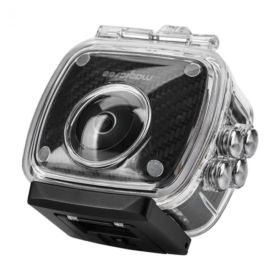Magicsee P3 360 Panoramic Camera Dual Lens 3040*1520 30fps 1500mAh Go 30m Waterproof Case Pro 16MP VR Camera Sport Action camera