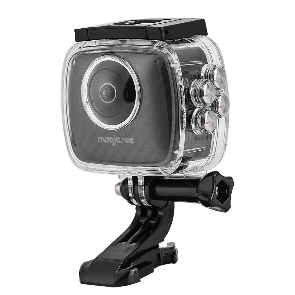 Magicsee P3 360 Panoramic Camera Dual Lens 3040*1520 30fps 1500mAh Go 30m Waterproof Case Pro 16MP VR Camera Sport Action camera