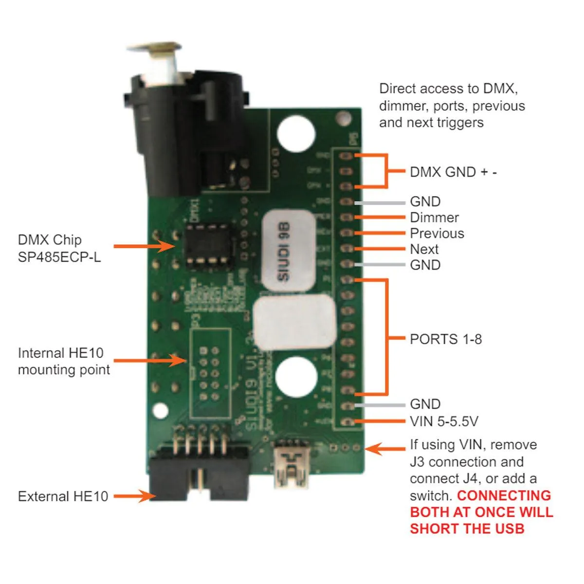 Nicolaudie Easy Stand Alone DMX LED Color Controller - 5k Memory