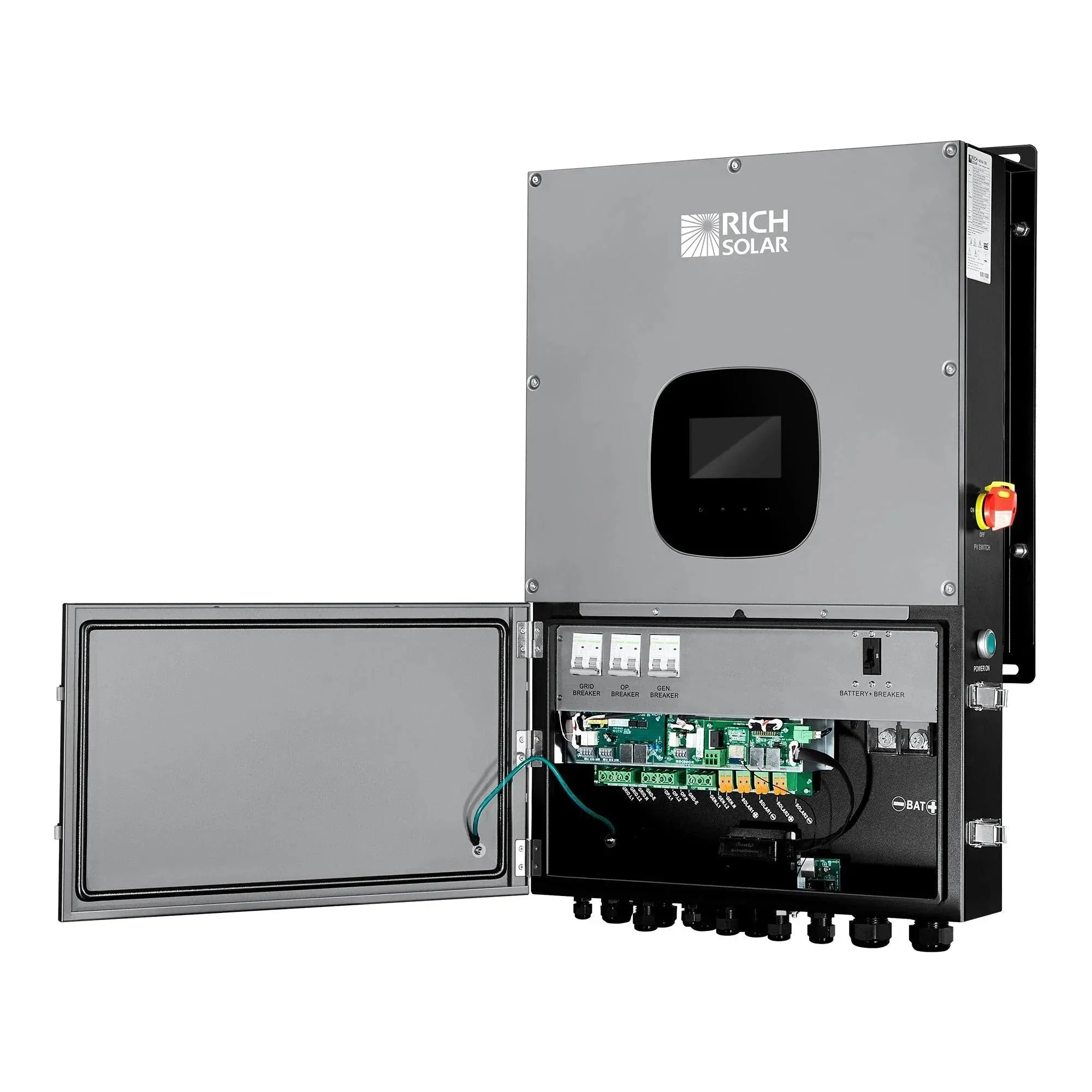 NOVA 12K | 12000 Watt 48V Split Phase Hybrid Inverter | 12000W PV Input, 10000W Continuous Output 120/240V | UL Certified