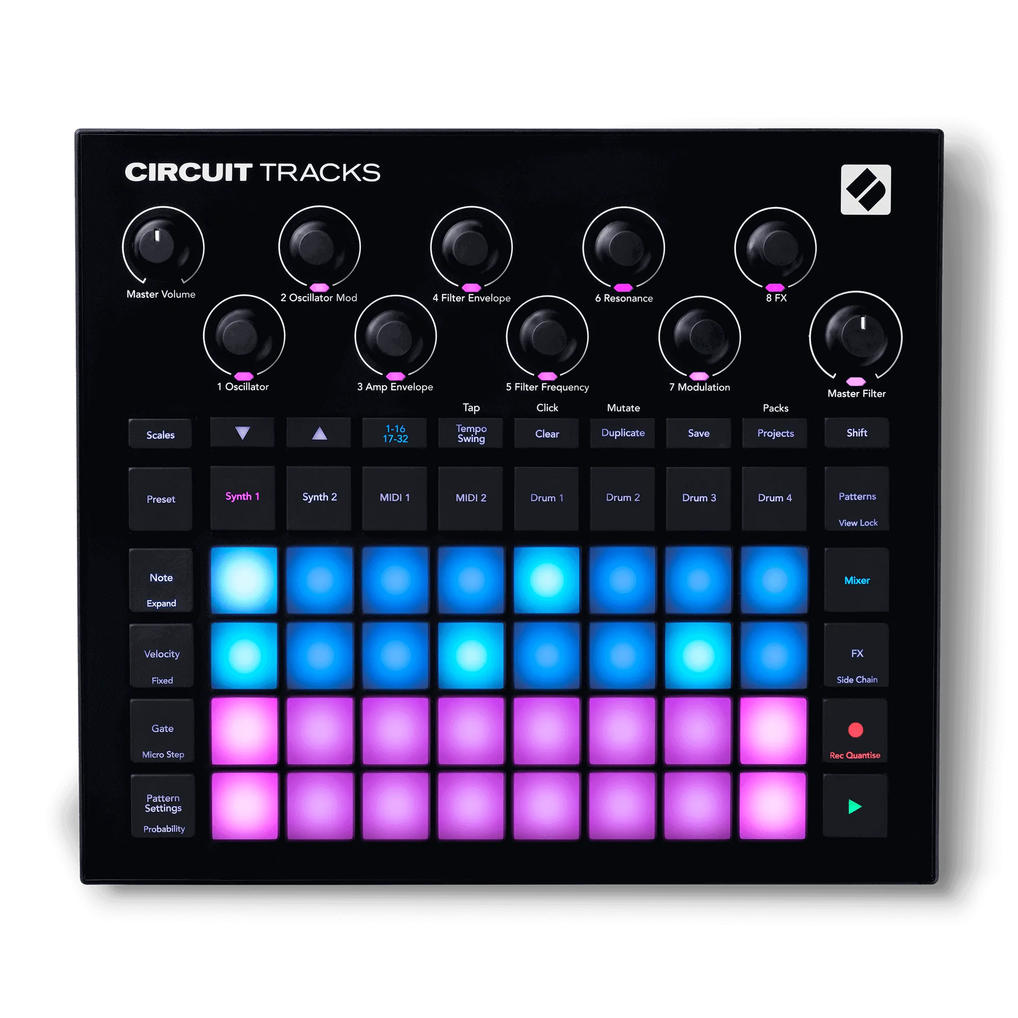 Novation CIRCUIT TRACKS Pad Based Groove Box