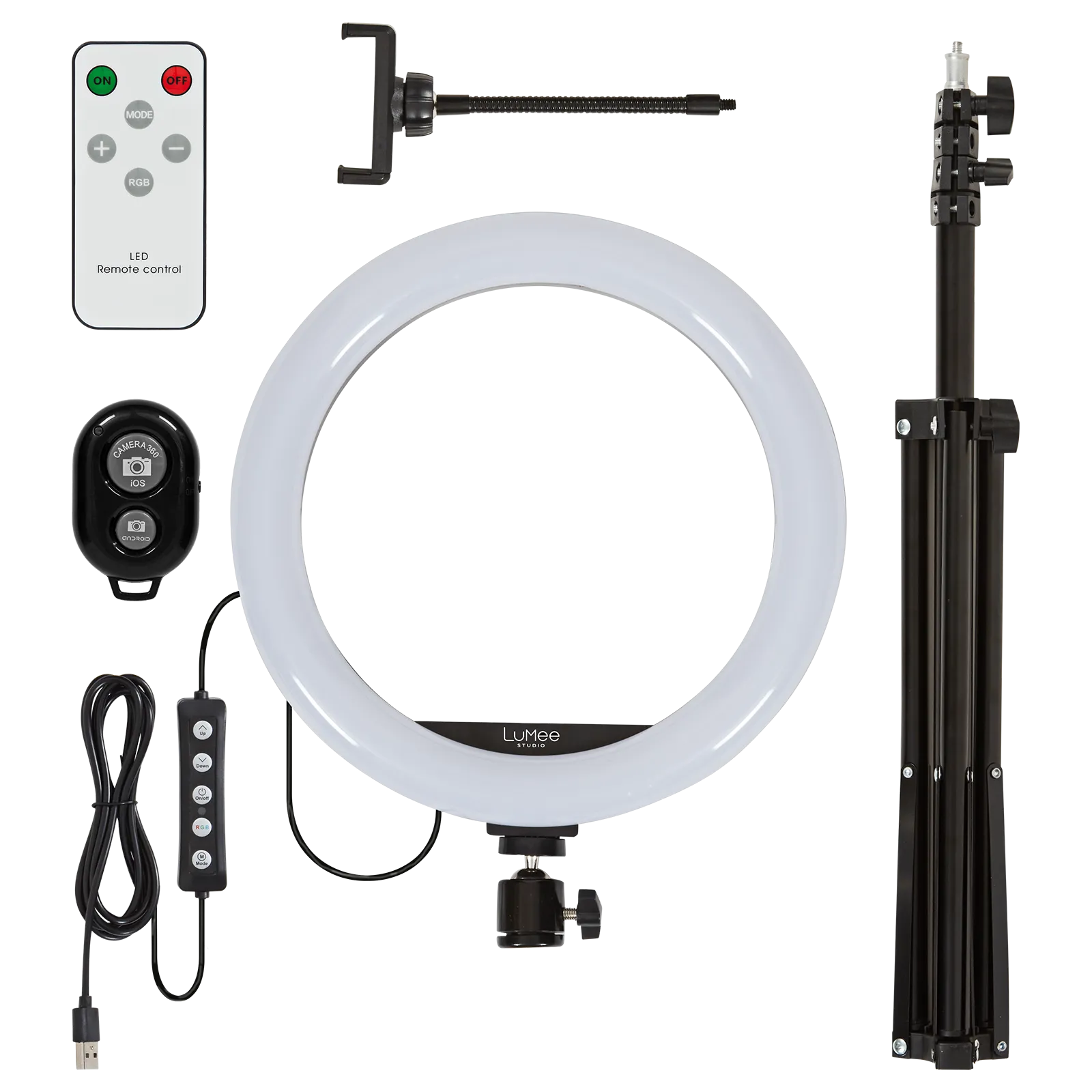 [OPEN BOX] LUMEE Studio 10   RGB Ring Light - Black