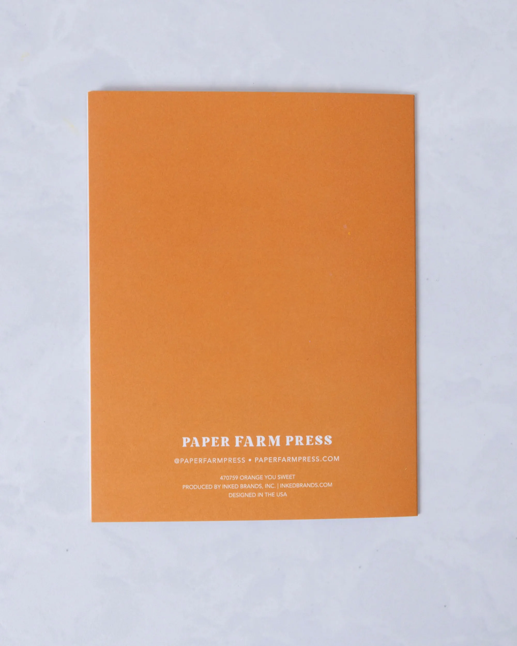 Orange You Sweet - Greeting Card - Paper Farm Press