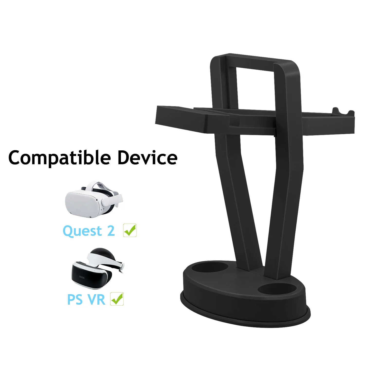 Organizer Display Stand for Oculus Quest 2/Quest 3/PS VR-Black (JYS-OC002)
